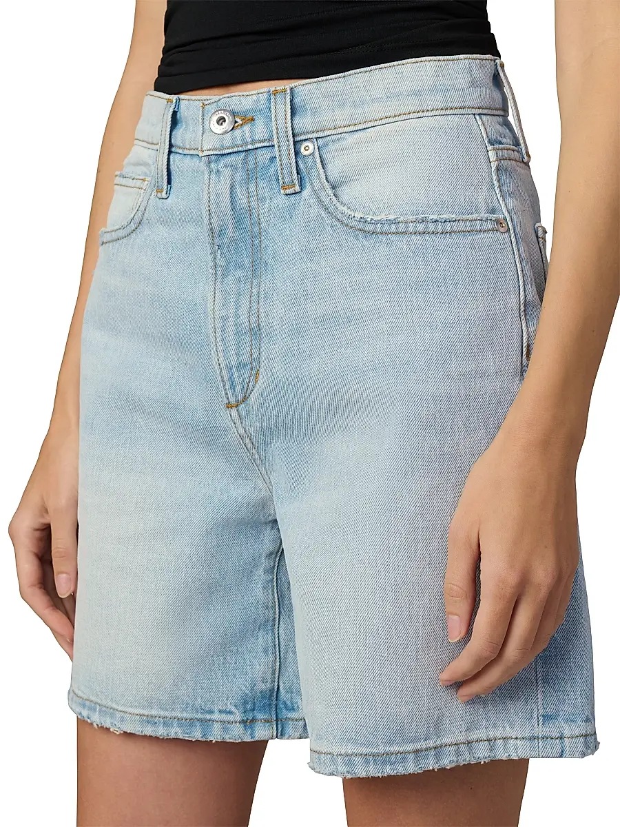 Joe's Jeans Women's The Harlowe Cotton Denim Shorts | Thumbnail 6