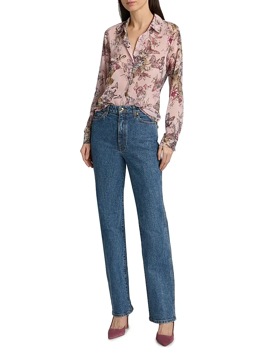 L'Agence Women's Laurent Floral Blouse | Thumbnail 2 L'Agence Women's Laurent Floral Blouse | Thumbnail 2