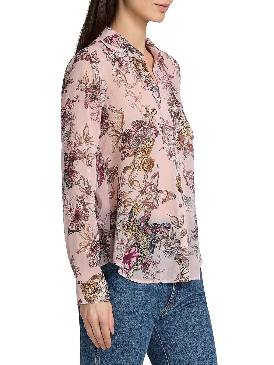 L'Agence Women's Laurent Floral Blouse | Thumbnail 4 L'Agence Women's Laurent Floral Blouse | Thumbnail 4