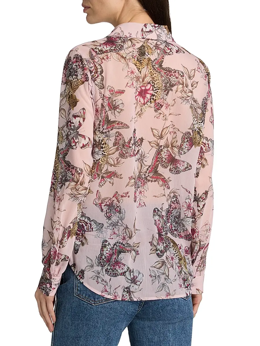L'Agence Women's Laurent Floral Blouse | Thumbnail 5 L'Agence Women's Laurent Floral Blouse | Thumbnail 5