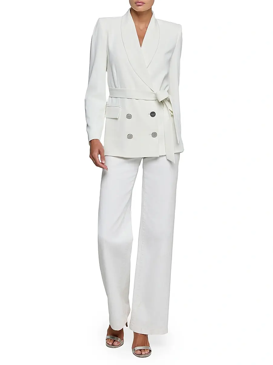 L'Agence Women's Aven Wrap Double-Breasted Blazer | Thumbnail 2 L'Agence Women's Aven Wrap Double-Breasted Blazer | Thumbnail 2