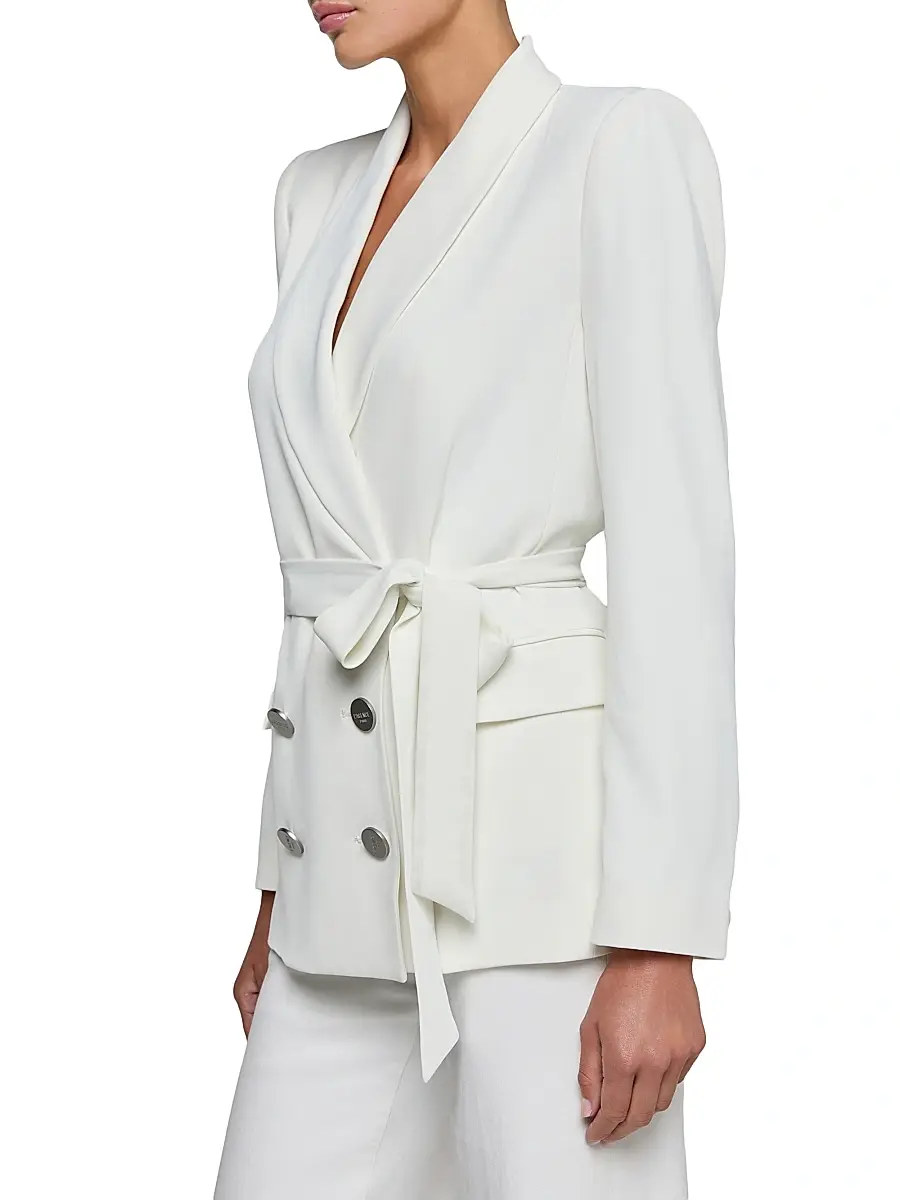 L'Agence Women's Aven Wrap Double-Breasted Blazer | Thumbnail 4 L'Agence Women's Aven Wrap Double-Breasted Blazer | Thumbnail 4
