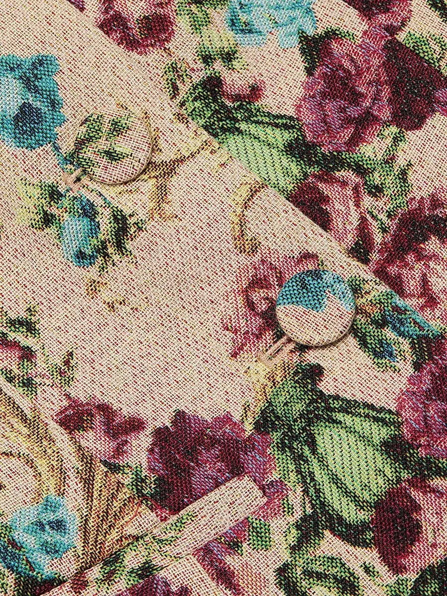 L'Agence Women's Alice Floral Off-the-Shoulder Blazer | Thumbnail 7 L'Agence Women's Alice Floral Off-the-Shoulder Blazer | Thumbnail 7