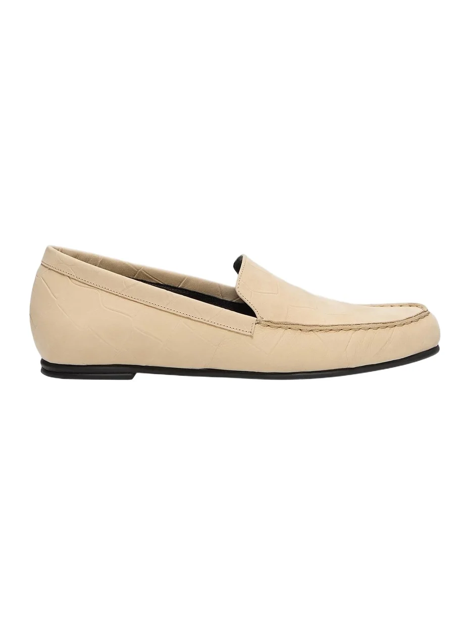 LOULOU STUDIO Women's Pesaro Croc-Embossed Leather Loafers