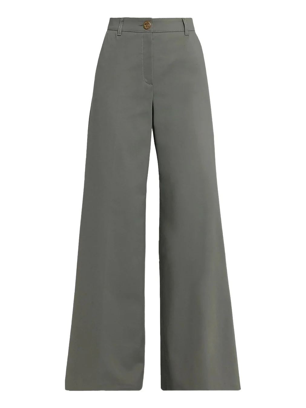 Women's Cotton-Blend Wide-Leg Pants