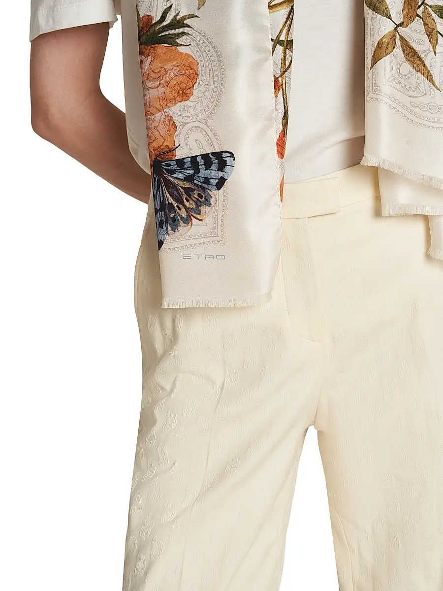Etro Women's Orfeo Floral-Print Silk Scarf | Thumbnail 3 Etro Women's Orfeo Floral-Print Silk Scarf | Thumbnail 3