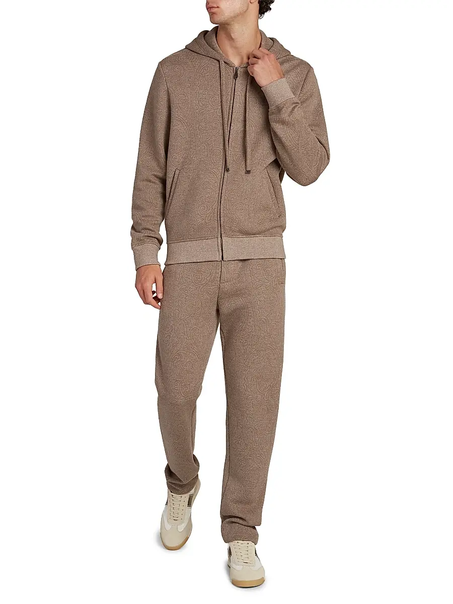 Etro Men's Paisley Straight-Leg Joggers | Thumbnail 2 Etro Men's Paisley Straight-Leg Joggers | Thumbnail 2