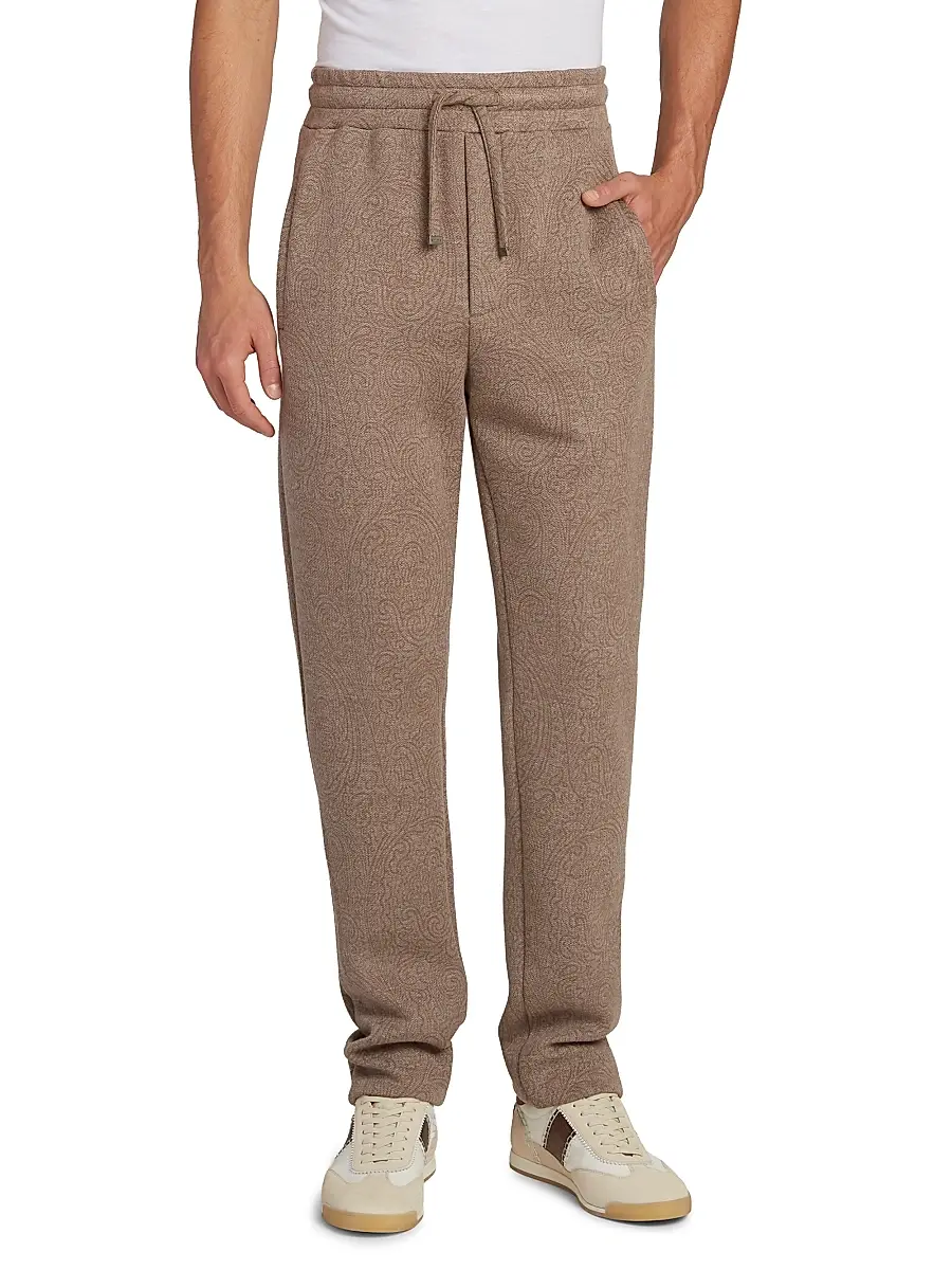 Etro Men's Paisley Straight-Leg Joggers | Thumbnail 3 Etro Men's Paisley Straight-Leg Joggers | Thumbnail 3