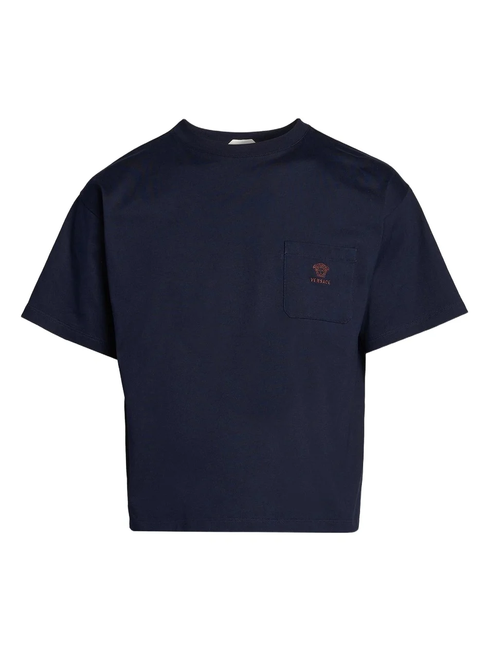 Men's Medusa Pocket Crewneck T-Shirt