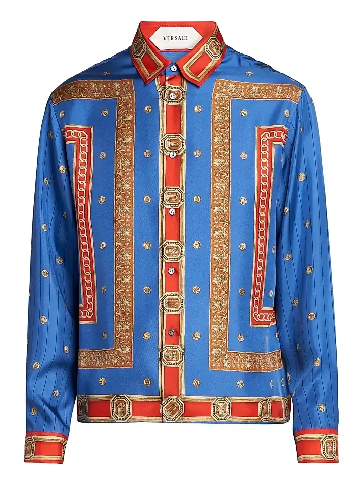 Men's The Ring Master Silk Twill Shirt Men's The Ring Master Silk Twill Shirt