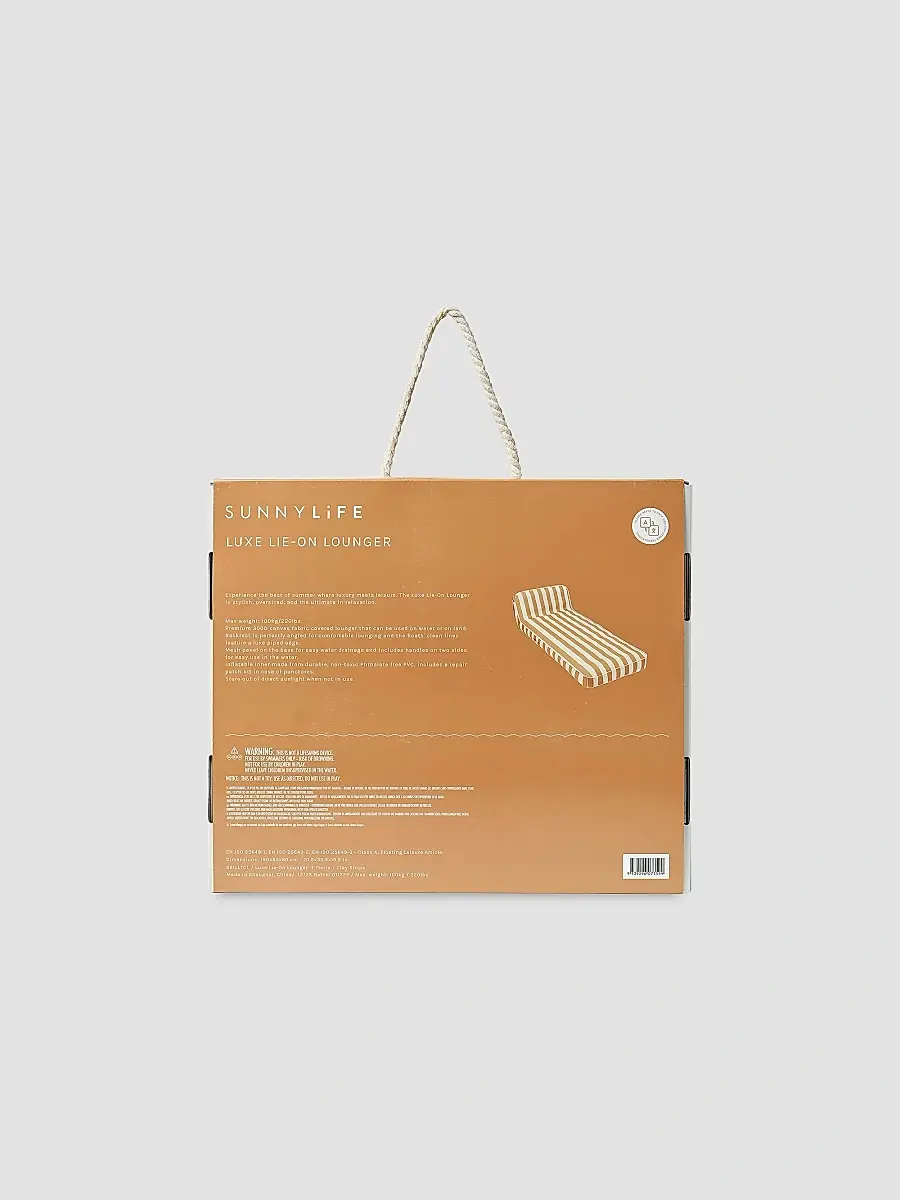 Sunnylife Seagrass Stripe Luxe Lie-On Lounger | Thumbnail 6 Sunnylife Seagrass Stripe Luxe Lie-On Lounger | Thumbnail 6