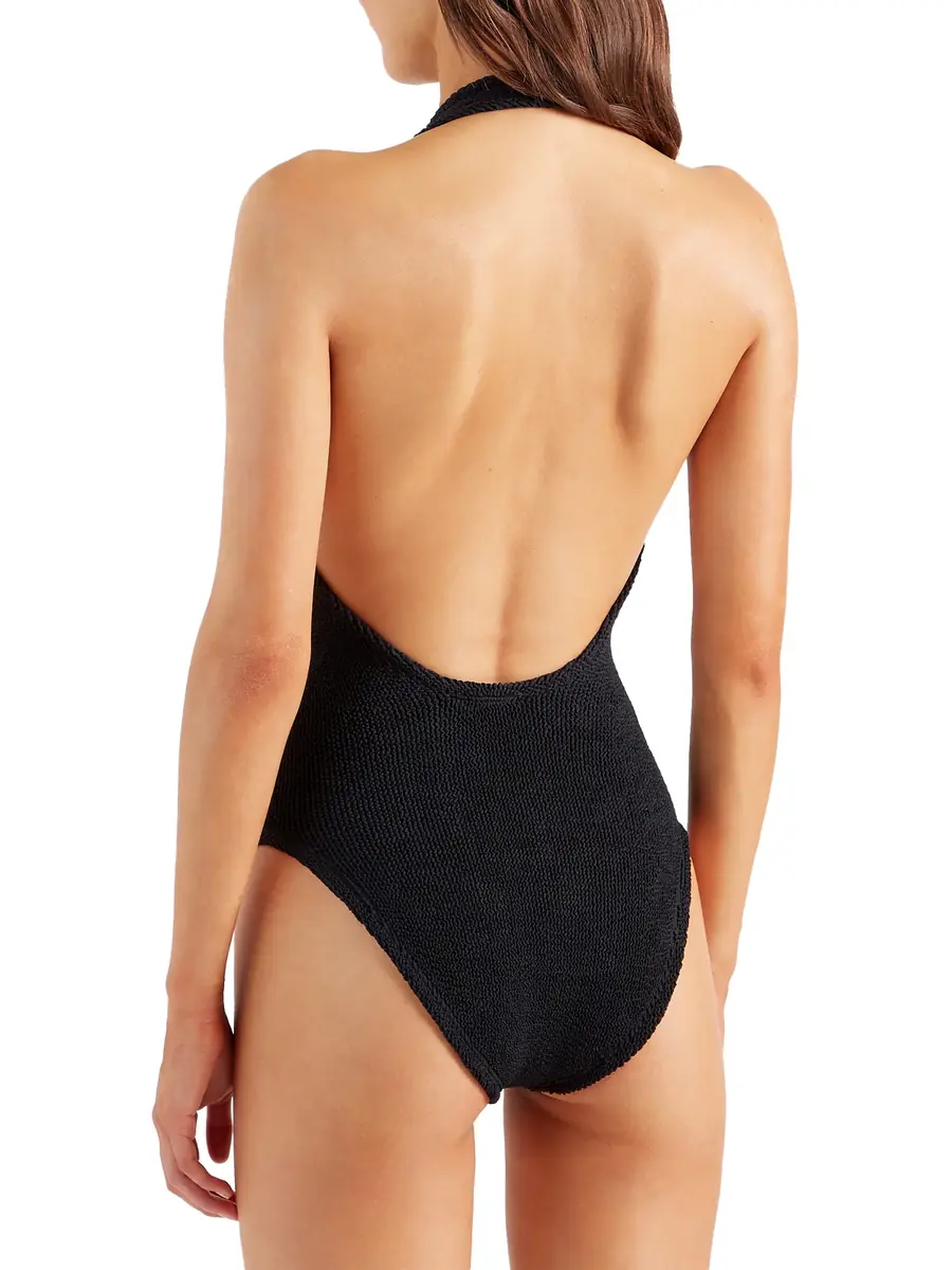 Hunza G Sandy Halter One Piece | Thumbnail 4 Hunza G Sandy Halter One Piece | Thumbnail 4