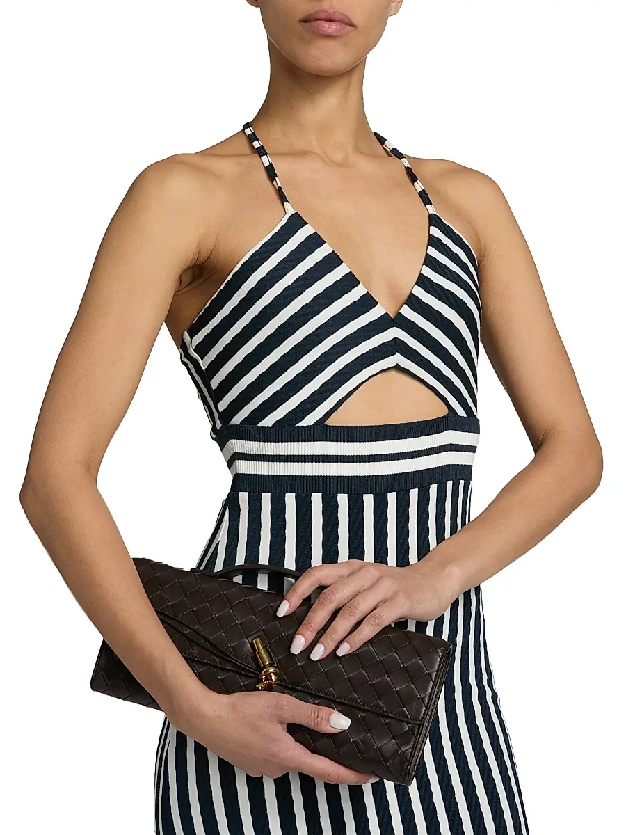 Ramy Brook Women's Stevie Halterneck Striped Midi-Dress | Thumbnail 6 Ramy Brook Women's Stevie Halterneck Striped Midi-Dress | Thumbnail 6