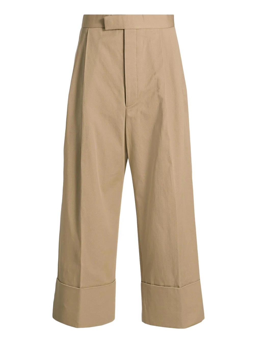 Men's Cotton Gabardine Wide-Leg Trousers Men's Cotton Gabardine Wide-Leg Trousers