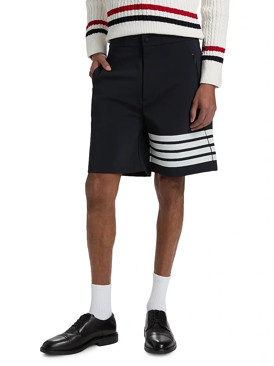 Thom Browne Men's 4-Bar Tech Shorts | Thumbnail 3 Thom Browne Men's 4-Bar Tech Shorts | Thumbnail 3