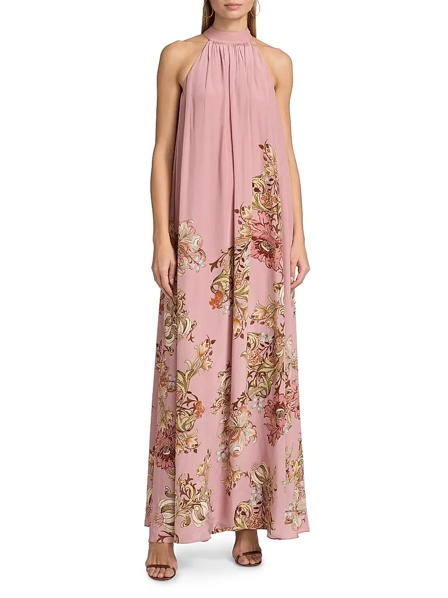 Hemant & Nandita Women's Sula Floral A-Line Gown | Thumbnail 3 Hemant & Nandita Women's Sula Floral A-Line Gown | Thumbnail 3