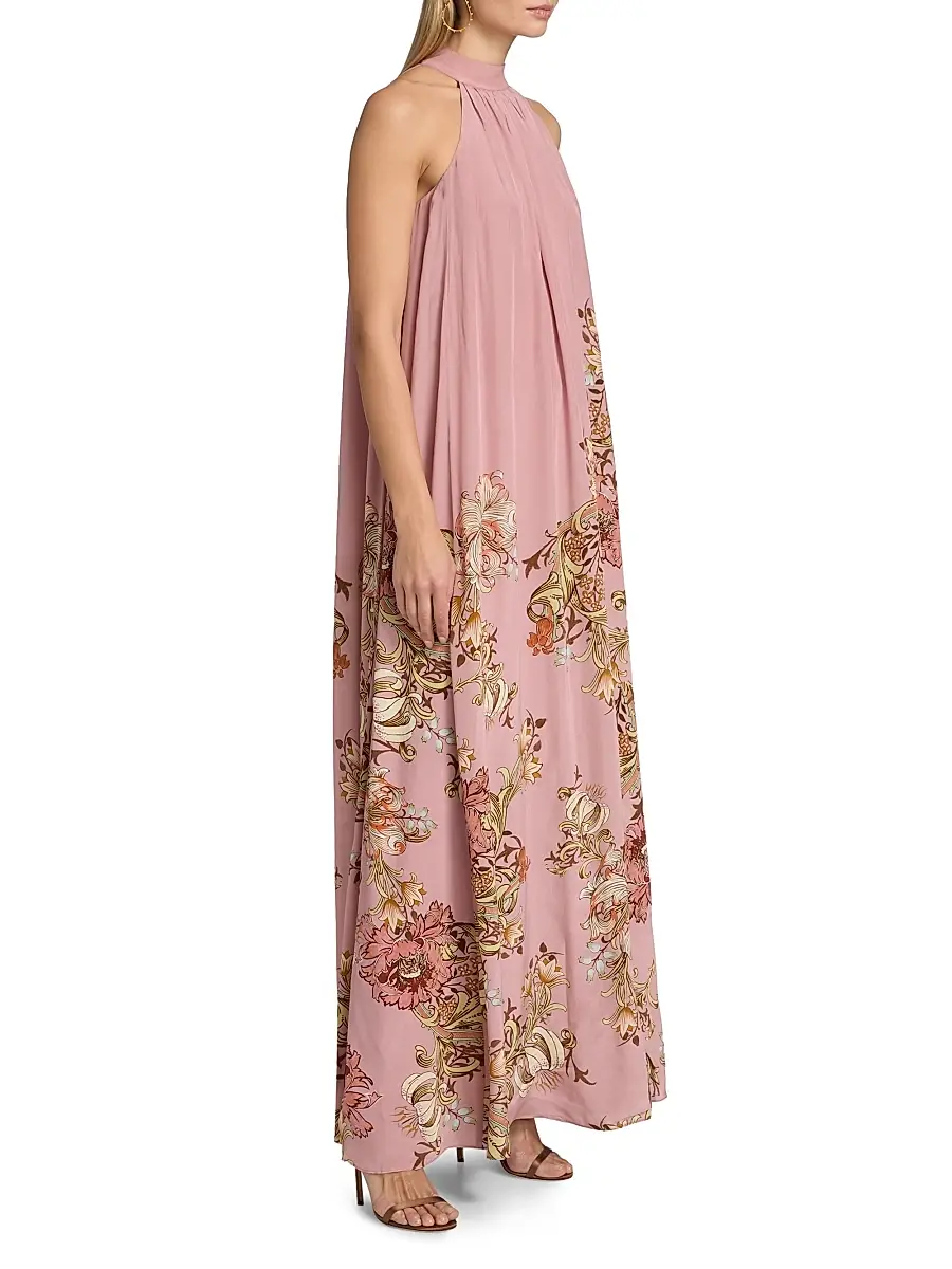 Hemant & Nandita Women's Sula Floral A-Line Gown | Thumbnail 4 Hemant & Nandita Women's Sula Floral A-Line Gown | Thumbnail 4