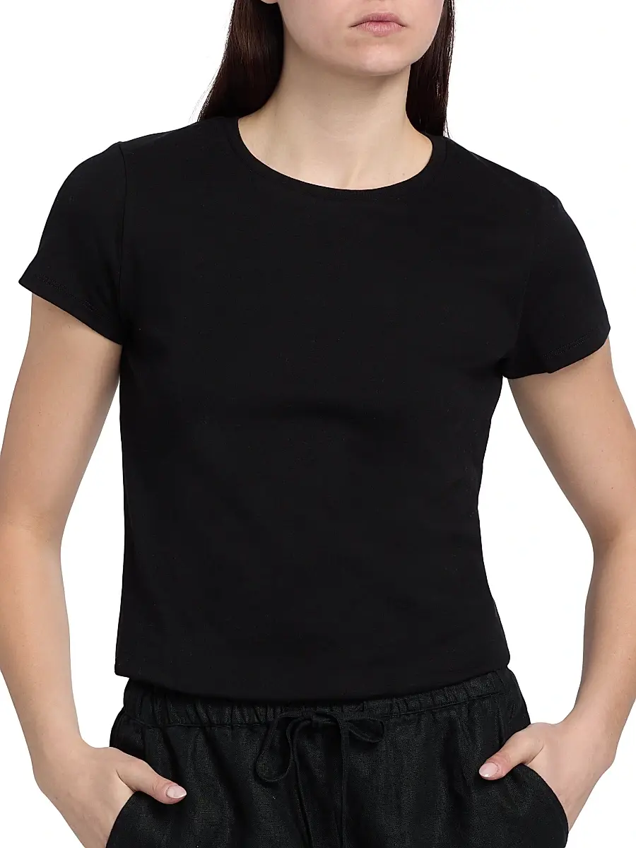 MAJESTIC FILATURES Women's Interlock Cotton T-Shirt | Thumbnail 6