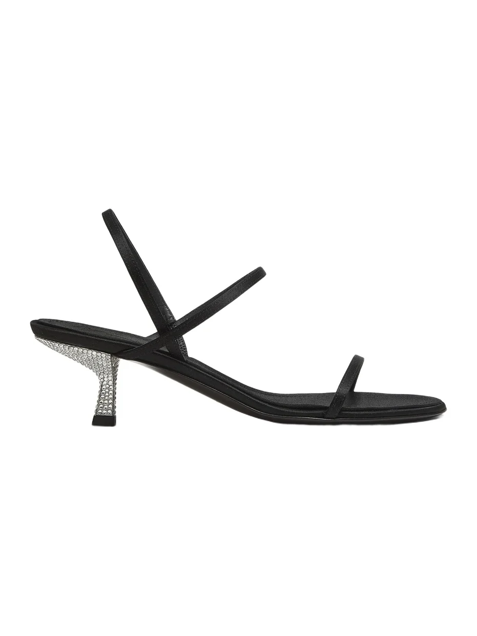Women's Raso Nero 50MM Silk Sandals Women's Raso Nero 50MM Silk Sandals