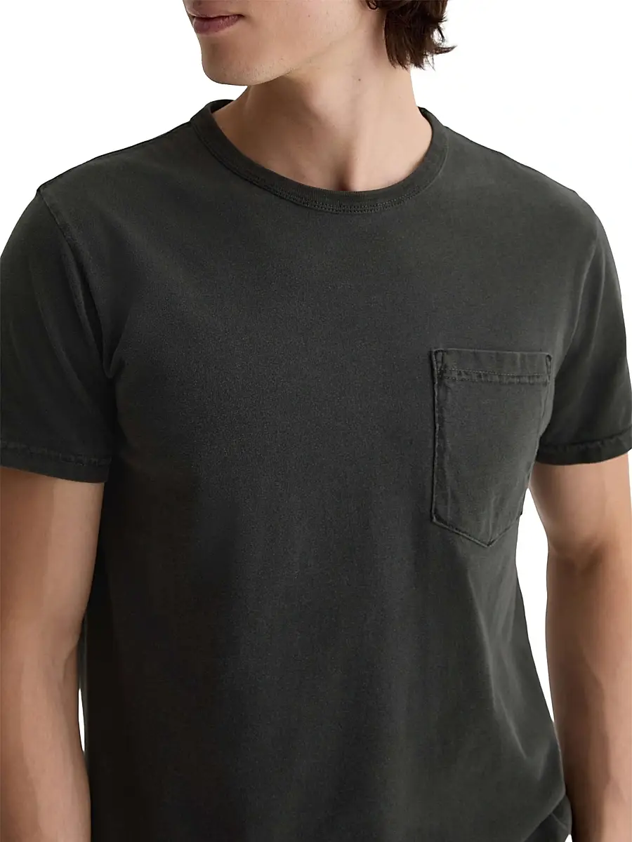 AG Jeans Men's Nick Pocket Crewneck T-Shirt - Heritage Black | Thumbnail 7