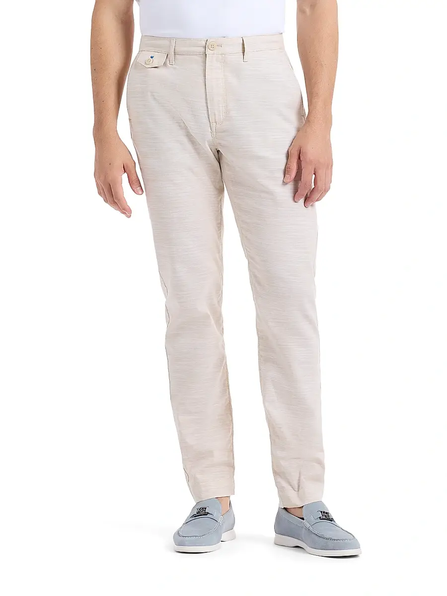 Robert Graham Men's Dixton Cotton-Linen Pants | Thumbnail 3 Robert Graham Men's Dixton Cotton-Linen Pants | Thumbnail 3