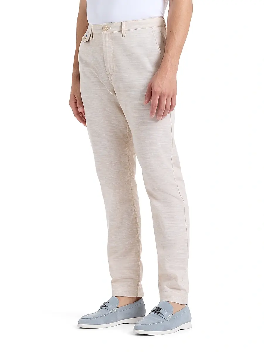 Robert Graham Men's Dixton Cotton-Linen Pants | Thumbnail 4 Robert Graham Men's Dixton Cotton-Linen Pants | Thumbnail 4