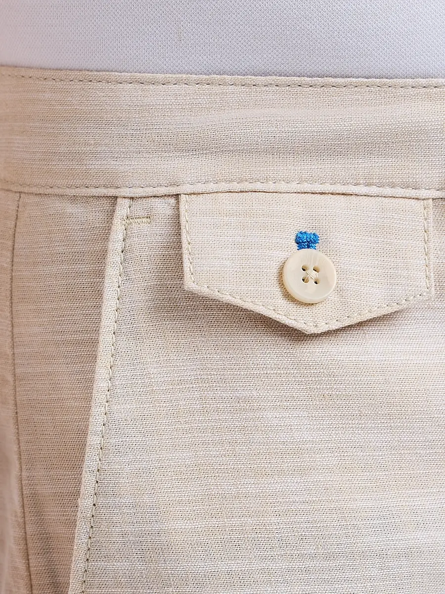 Robert Graham Men's Dixton Cotton-Linen Pants | Thumbnail 6 Robert Graham Men's Dixton Cotton-Linen Pants | Thumbnail 6