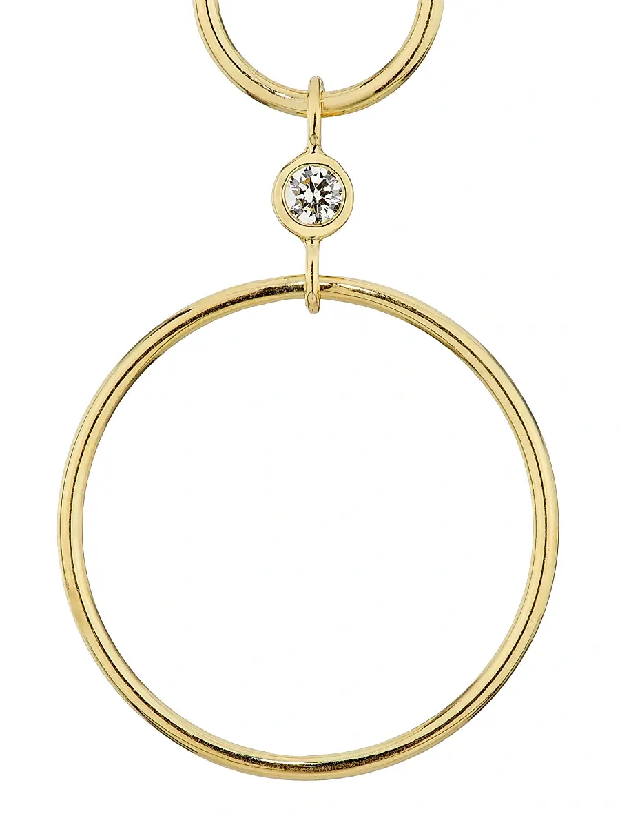 Ippolita Women's Stardust 18K Yellow Gold & 0.23 TCW Diamond Drop Earrings - Yellow Gold | Thumbnail 4 Ippolita Women's Stardust 18K Yellow Gold & 0.23 TCW Diamond Drop Earrings - Yellow Gold | Thumbnail 4