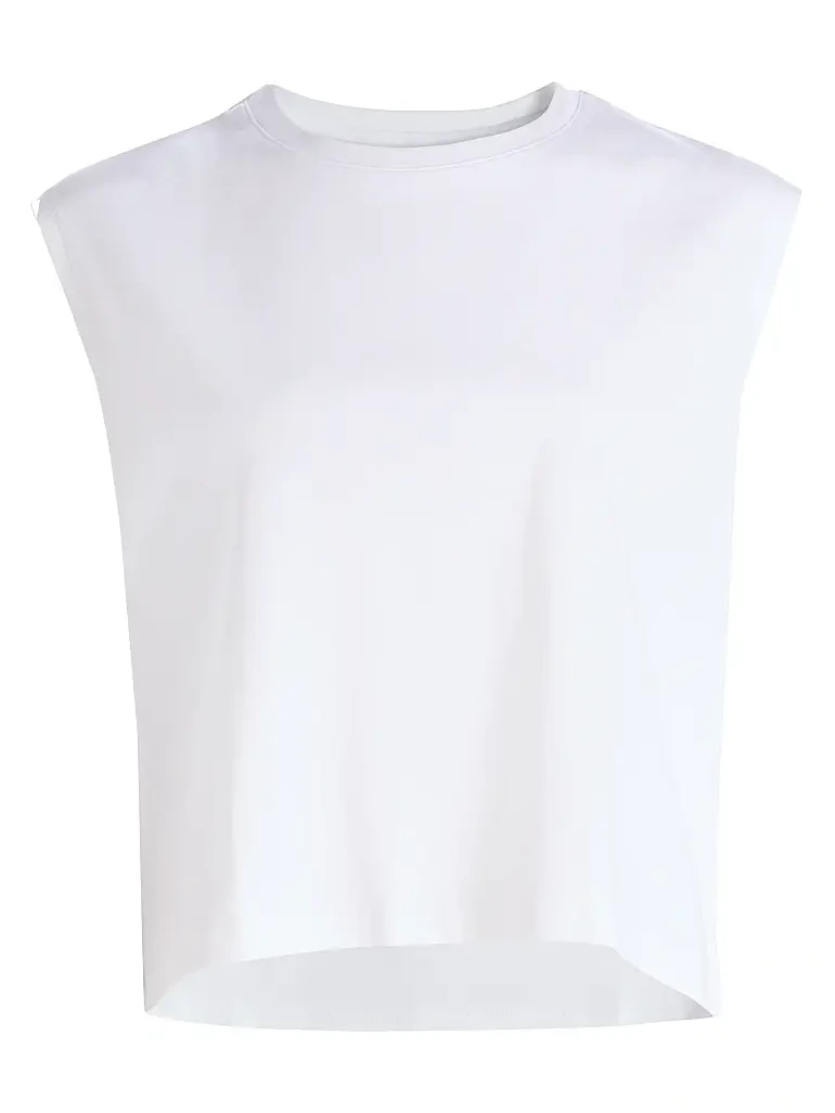 Women's Interlock Cotton Sleeveless Tank Women's Interlock Cotton Sleeveless Tank
