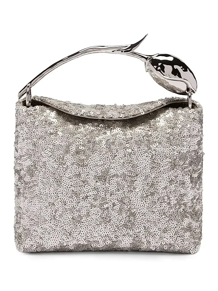 Women's Bloom Mini Sequin-Embellished Top Handle Bag Women's Bloom Mini Sequin-Embellished Top Handle Bag