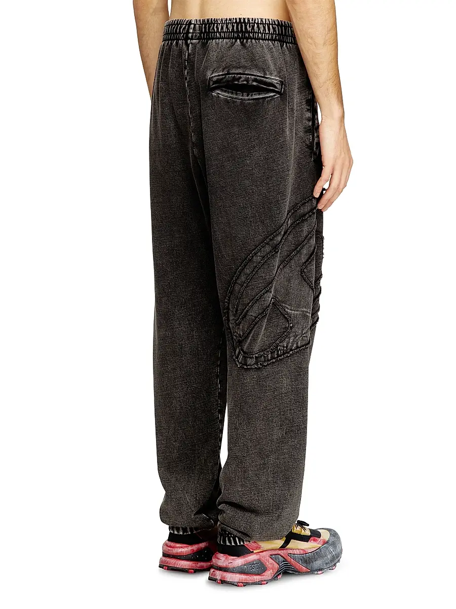 Diesel Men's Marky Denim-Effect Cotton Fleece Sweatpants | Thumbnail 4