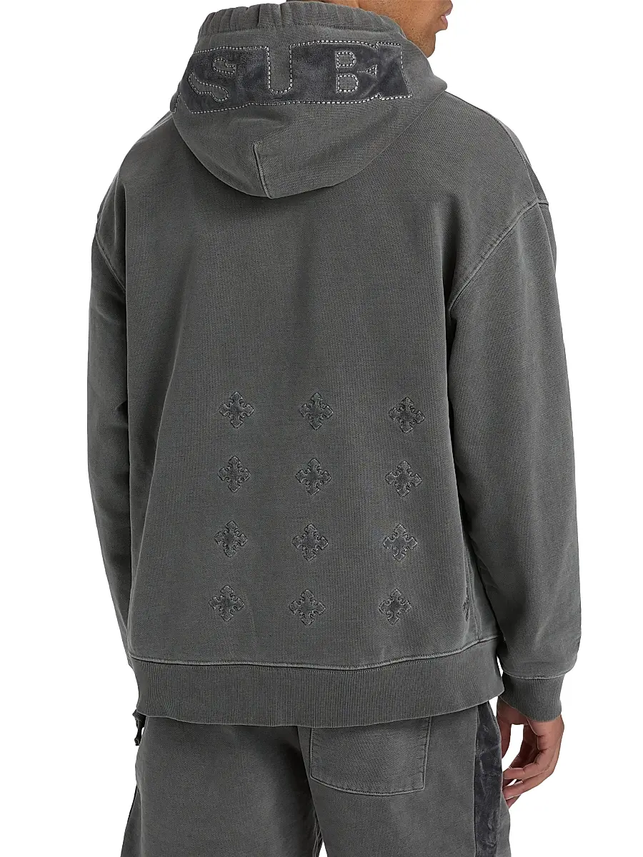 Ksubi Men's 4x4 Biggie Revamp Cotton Hoodie | Thumbnail 5 Ksubi Men's 4x4 Biggie Revamp Cotton Hoodie | Thumbnail 5