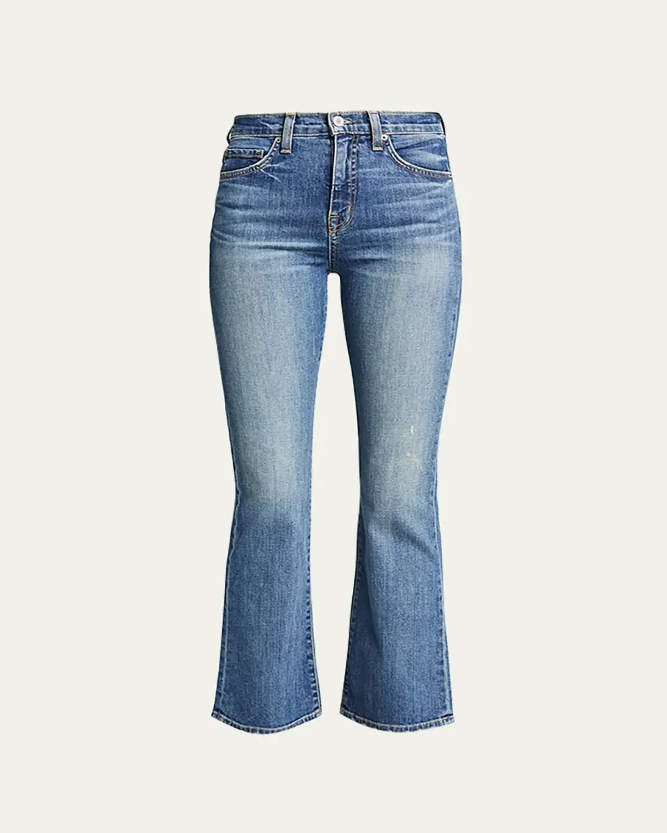 Nili Lotan Mid-Rise Bootcut Crop Jeans | Thumbnail 2