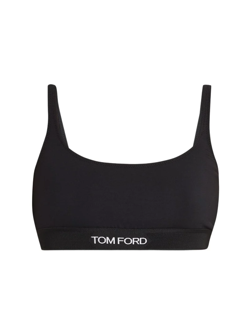 Logo Band Jersey Bralette Logo Band Jersey Bralette