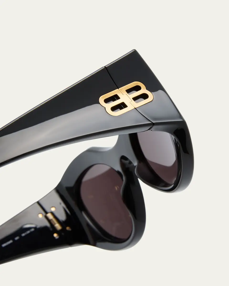 Balenciaga Oversized Cat Eye Sunglasses | Thumbnail 4