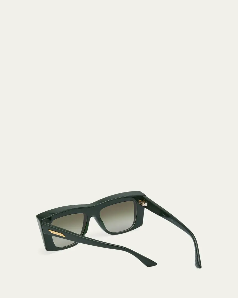 Bottega Veneta Beveled Acetate Rectangle Sunglasses | Thumbnail 2 Bottega Veneta Beveled Acetate Rectangle Sunglasses | Thumbnail 2