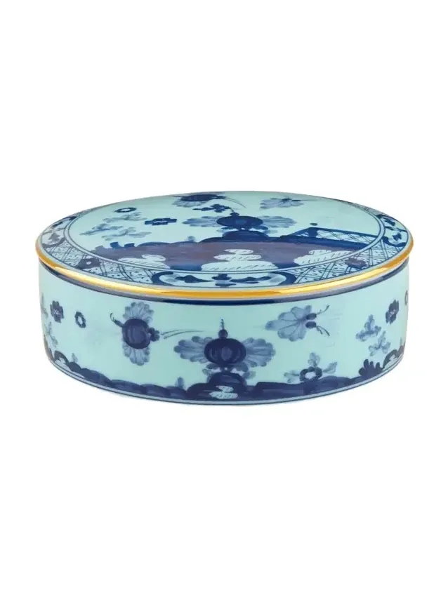 Iris Round Covered Box