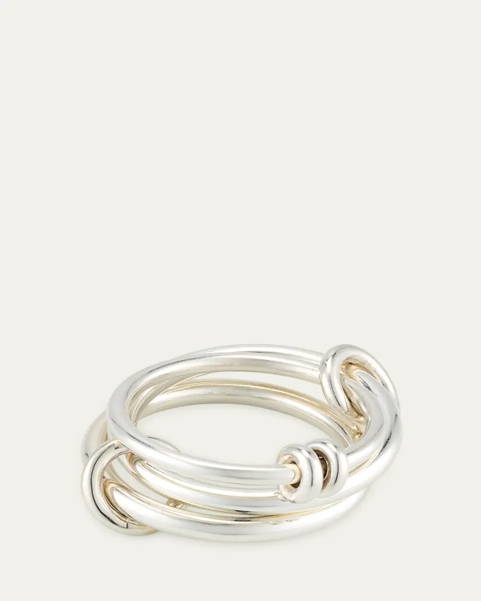 Spinelli Kilcollin Three Link Ring with Connectors in Sterling Silver | Thumbnail 3 Spinelli Kilcollin Three Link Ring with Connectors in Sterling Silver | Thumbnail 3