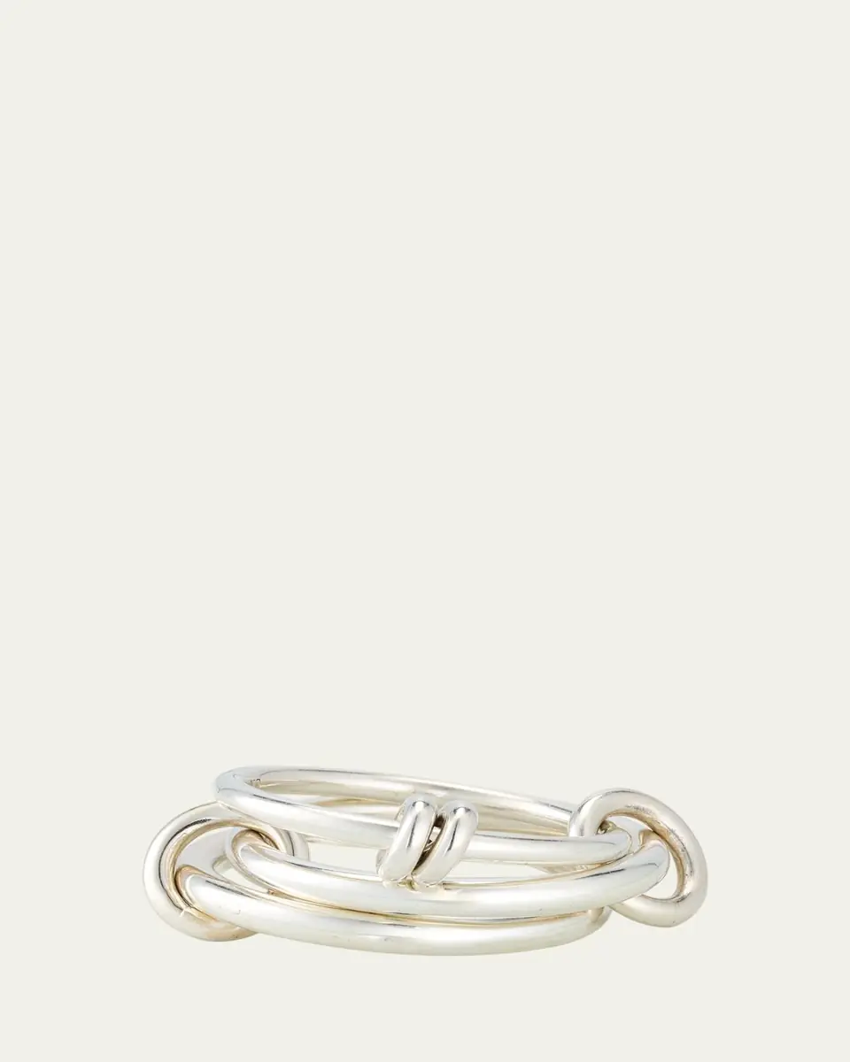 Spinelli Kilcollin Three Link Ring with Connectors in Sterling Silver | Thumbnail 7 Spinelli Kilcollin Three Link Ring with Connectors in Sterling Silver | Thumbnail 7