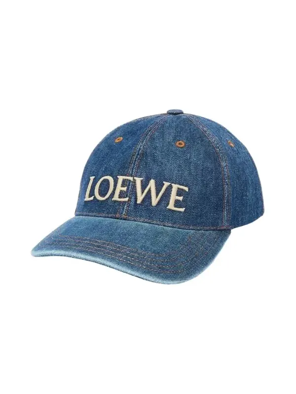 x Paula's Ibiza Men's Denim Logo Baseball Cap x Paula's Ibiza Men's Denim Logo Baseball Cap