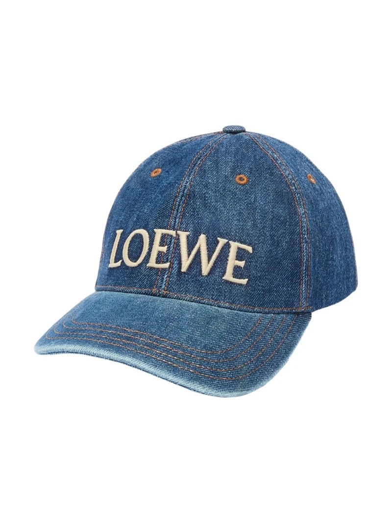 Loewe x Paula's Ibiza Men's Denim Logo Baseball Cap