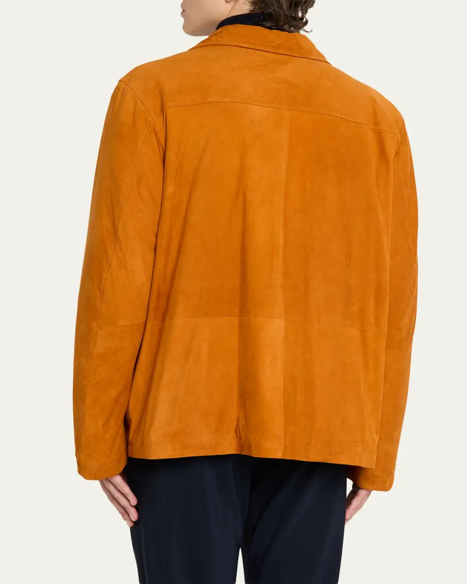 Kiton Men's Suede Jacket | Thumbnail 3