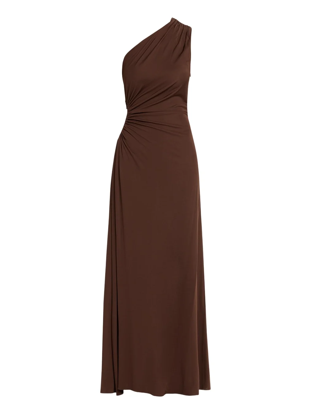 Crepe Viscose Jersey One-Shoulder Dress Crepe Viscose Jersey One-Shoulder Dress