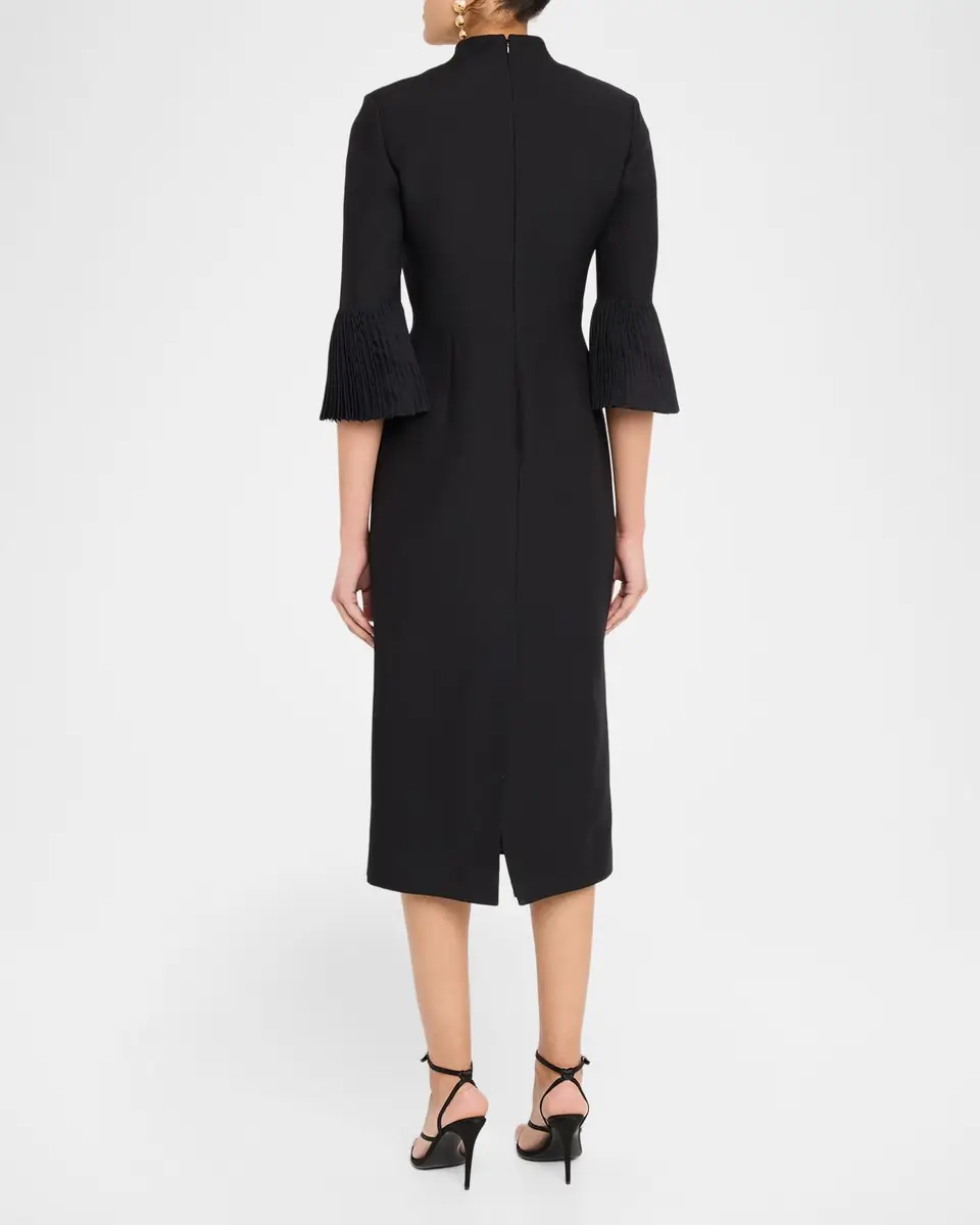 Valentino Garavani Embellished High-Collar Midi Dress | Thumbnail 7 Valentino Garavani Embellished High-Collar Midi Dress | Thumbnail 7