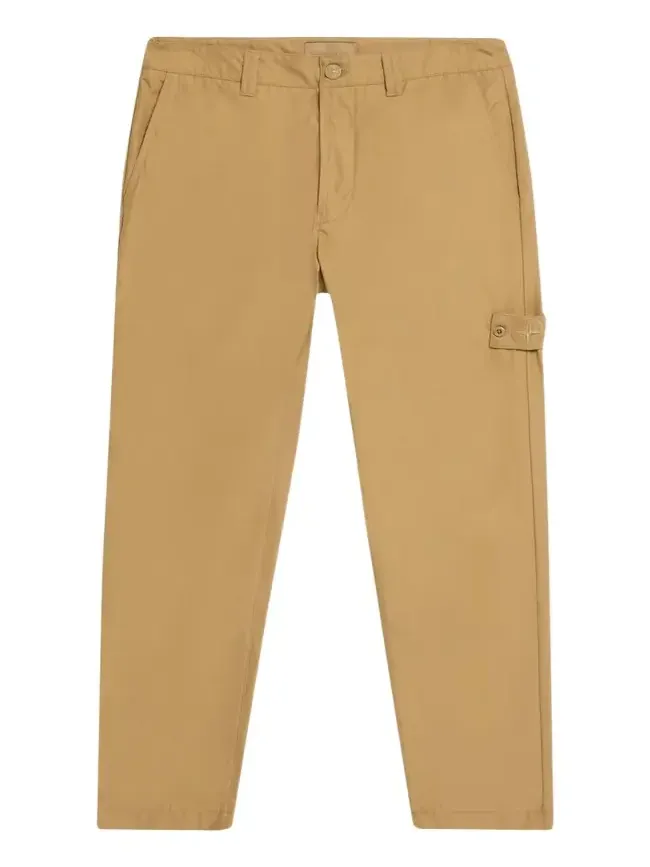 Ghost Cotton Mid-Rise Straight-Leg Pants