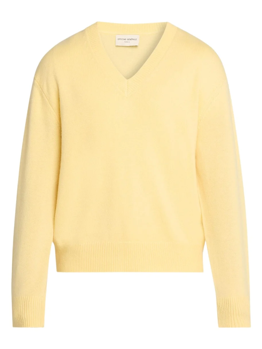 Men's V-Neck Wool Sweater
