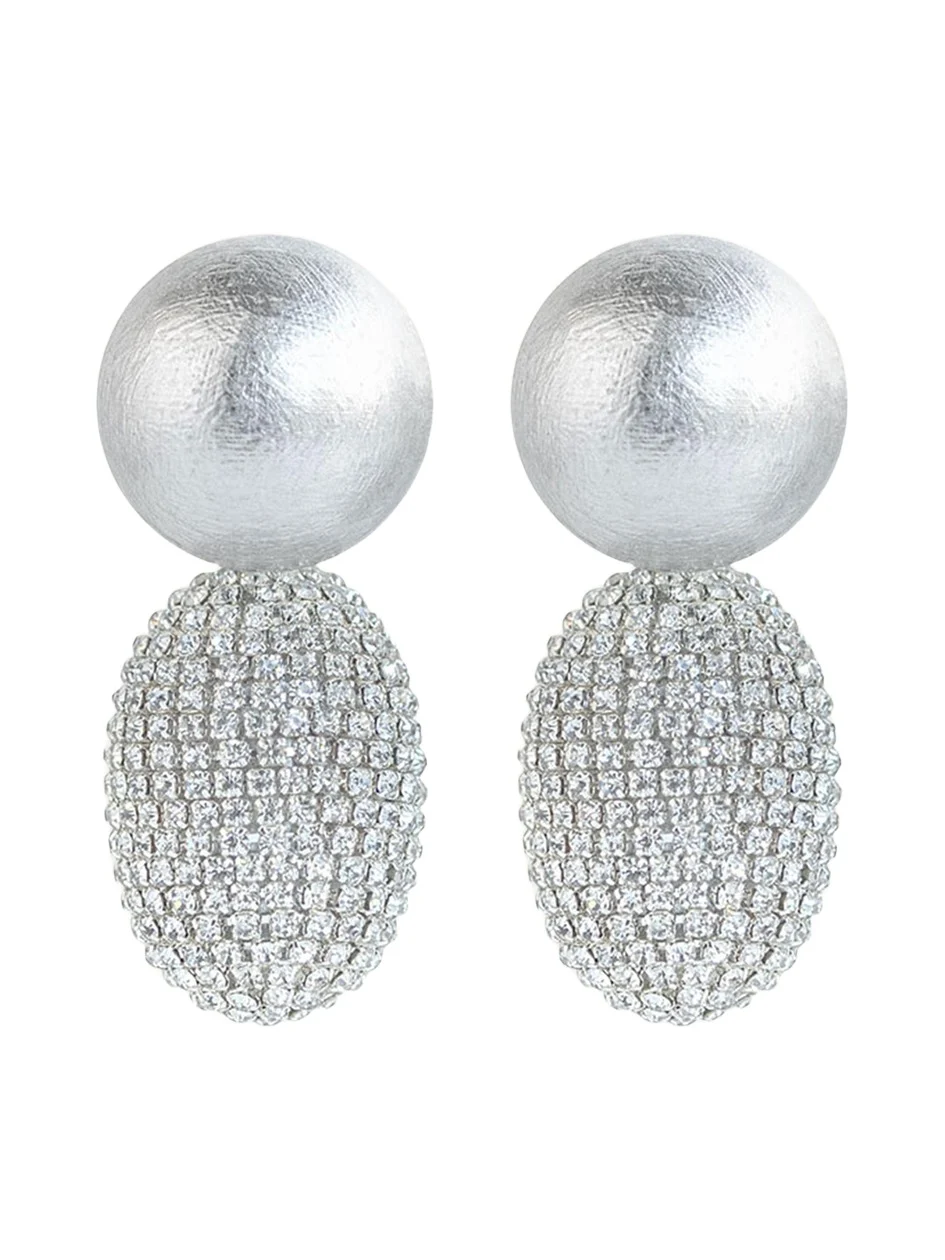Selena Clip-On Earrings in Lunar Glow Selena Clip-On Earrings in Lunar Glow