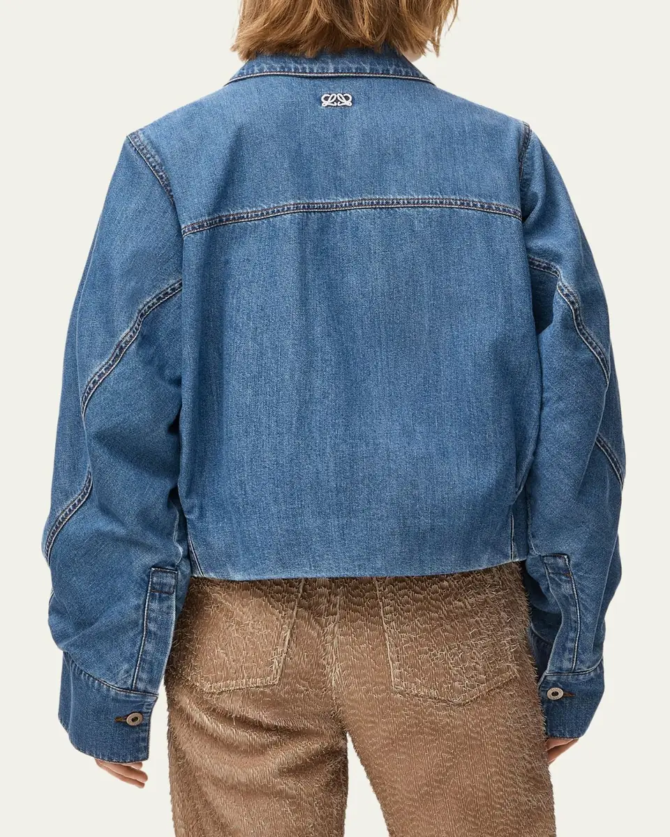 Loewe Oversized Denim Balloon Jacket | Thumbnail 3 Loewe Oversized Denim Balloon Jacket | Thumbnail 3