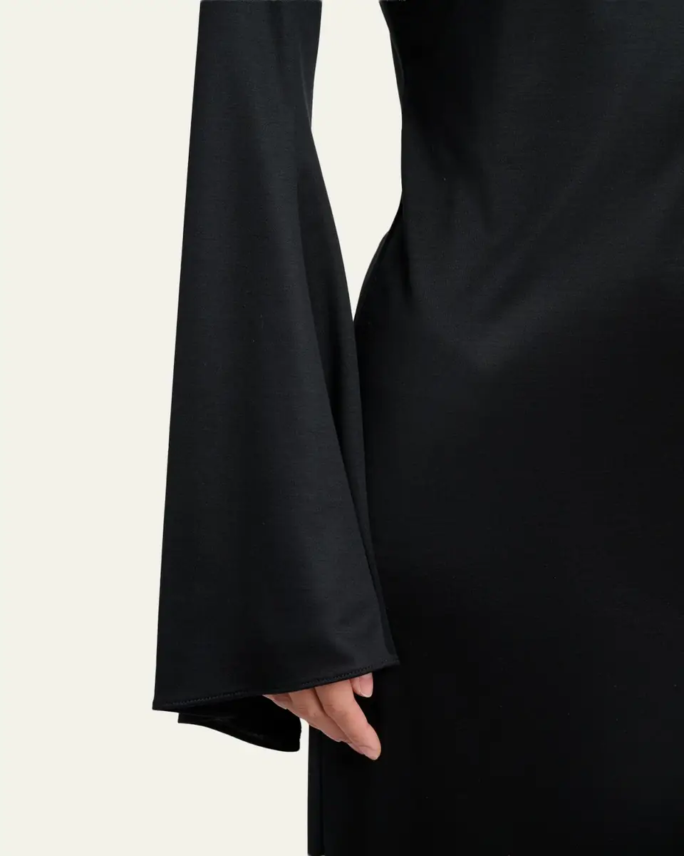 Gabriela Hearst Imara Silk Bell-Sleeve Maxi Dress | Thumbnail 5
