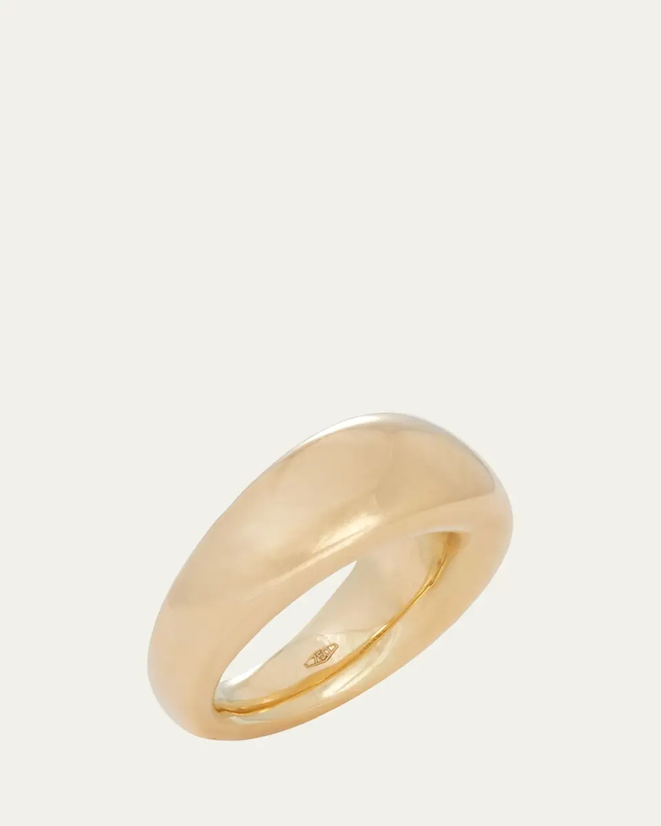 SIDNEY GARBER 18K Yellow Gold Dome Ring, 10mm | Thumbnail 2
